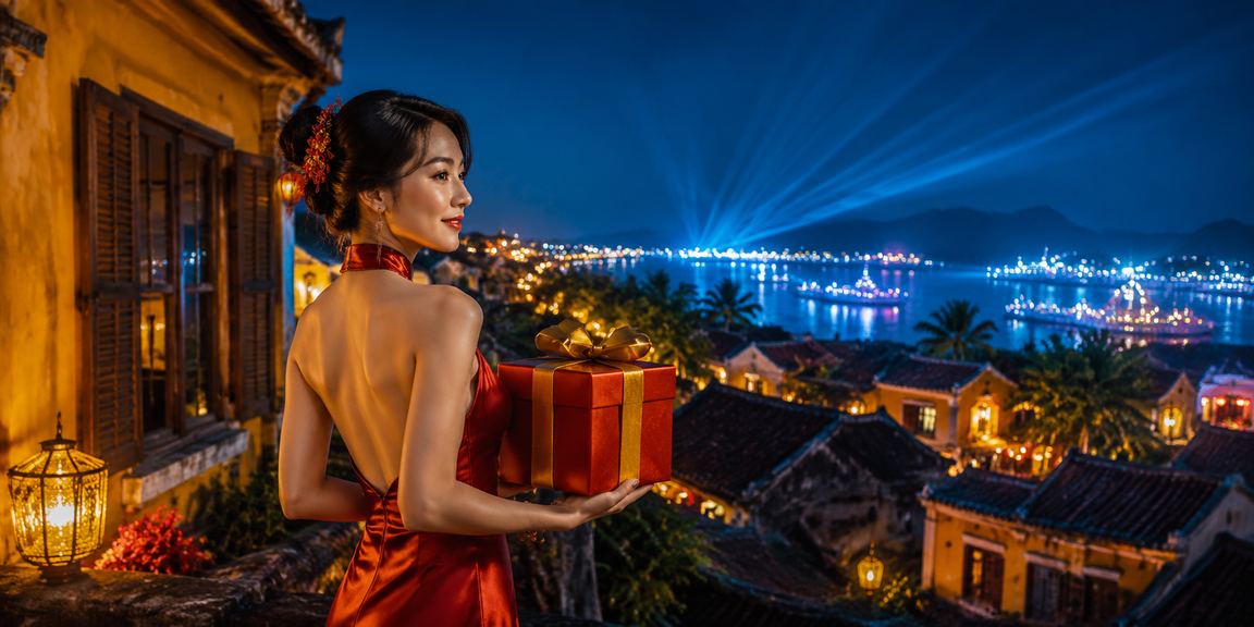 Người chơi casino tại Hội An với ánh đèn lồng đặc trưng